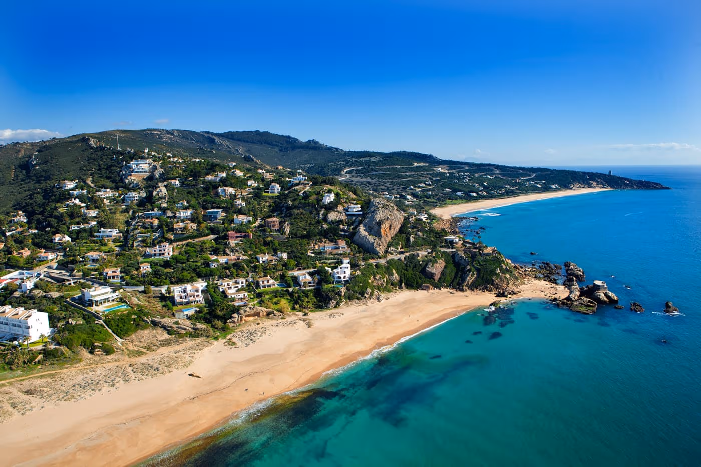 Vistas panorámicas de Atlanterra y la Costa de la Luz